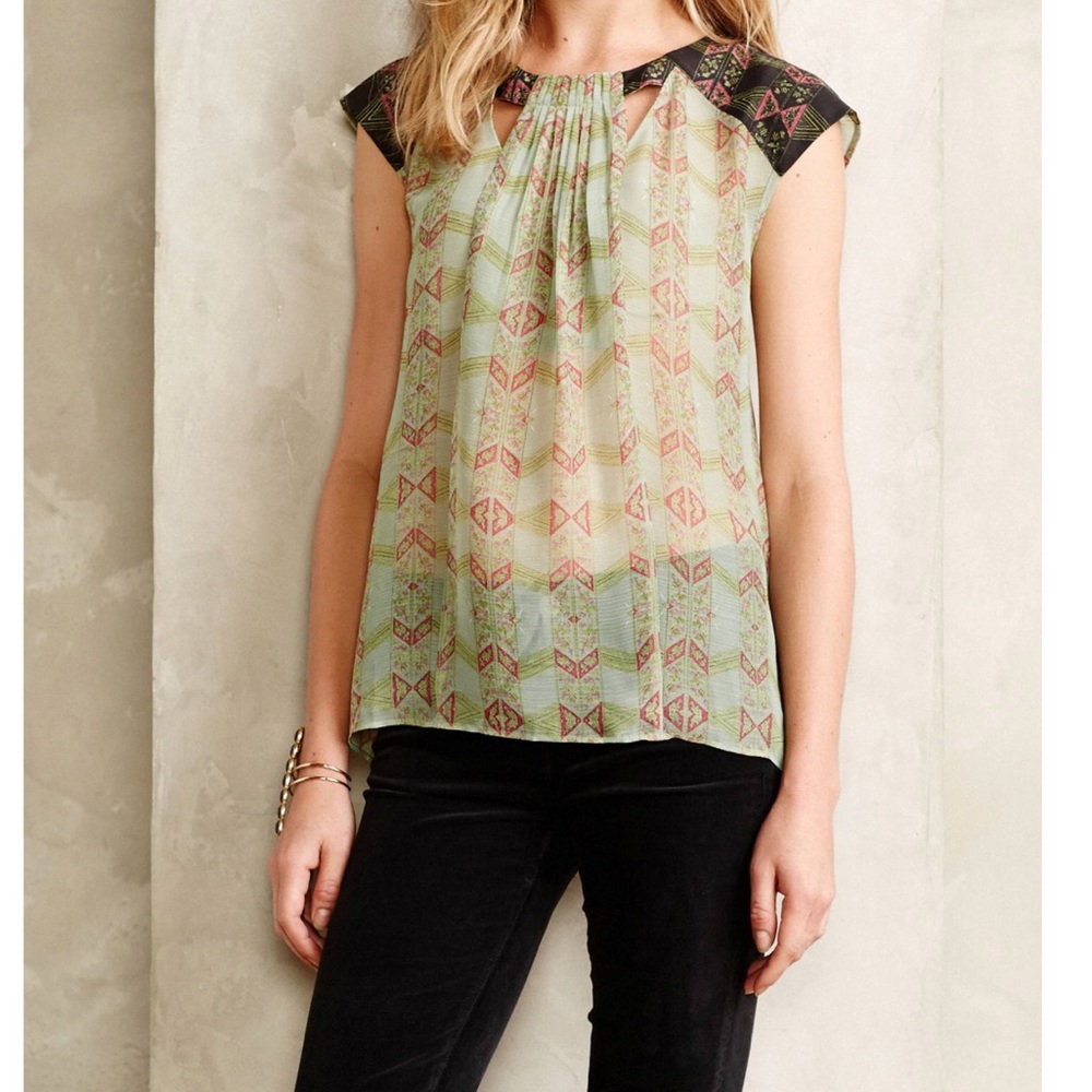 Anthropologie Pastora blouse by Lavand, XS